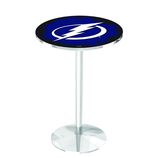 42" Chrome Tampa Bay Lightning Pub Table